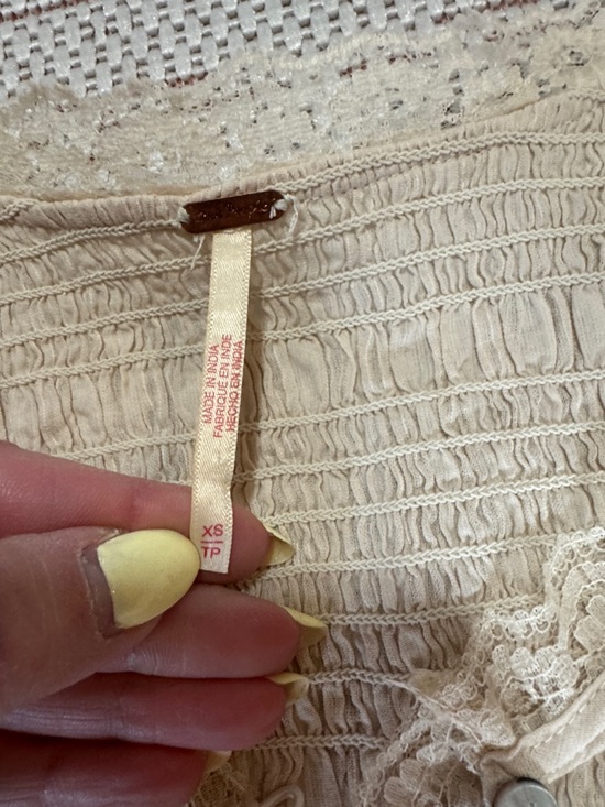 Free People Elliot Smocked Top, XS - Picture 8 of 8